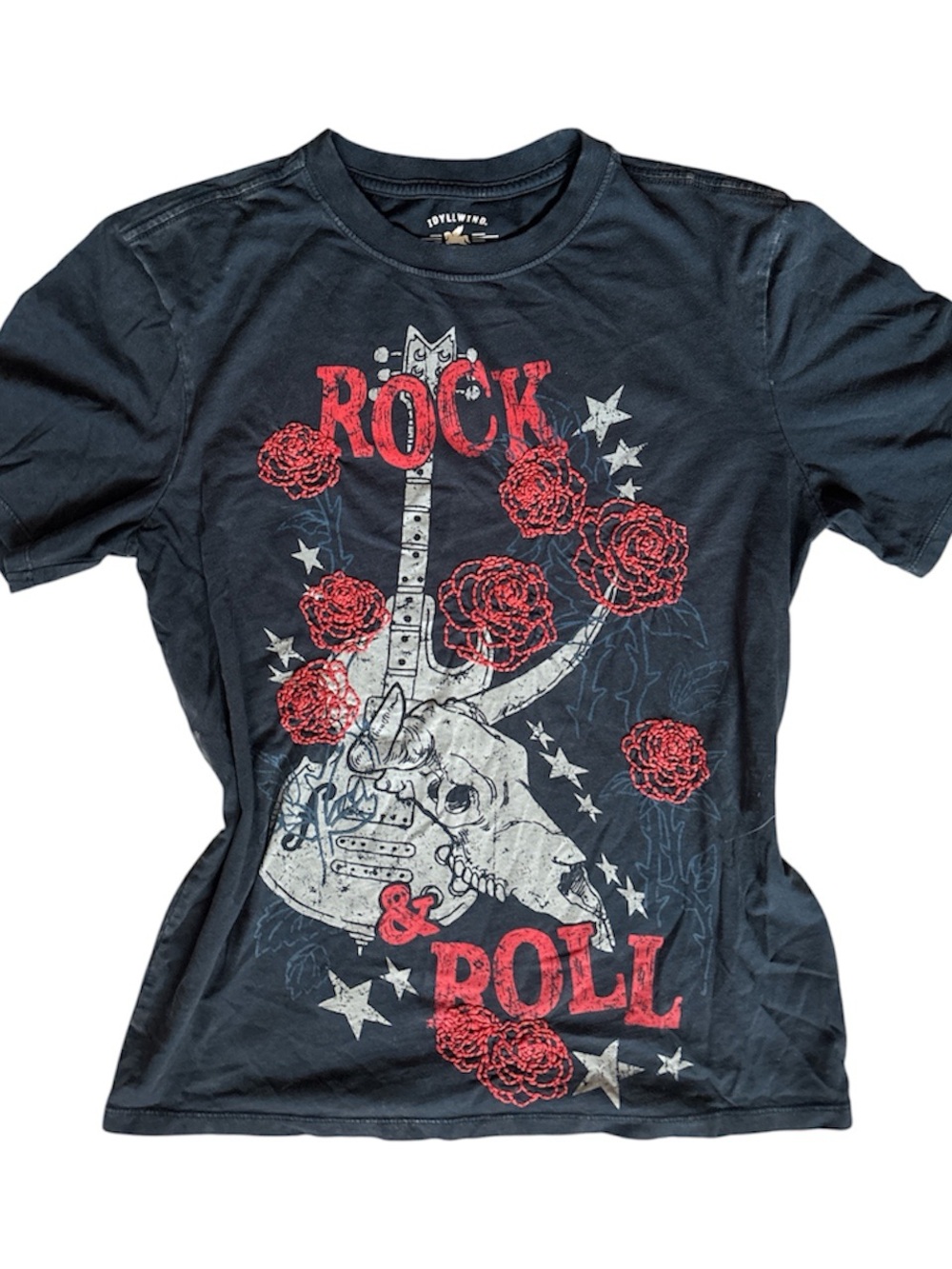 Idyllwind Miranda Lambert Washed Grey Rock & Roll Graphic Tee
